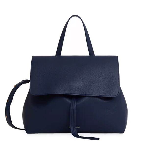 NWT MSRP$745 Mansur Gavriel Soft Lady Shoulder Bag  Black Made in Italy - Picture 1 of 4